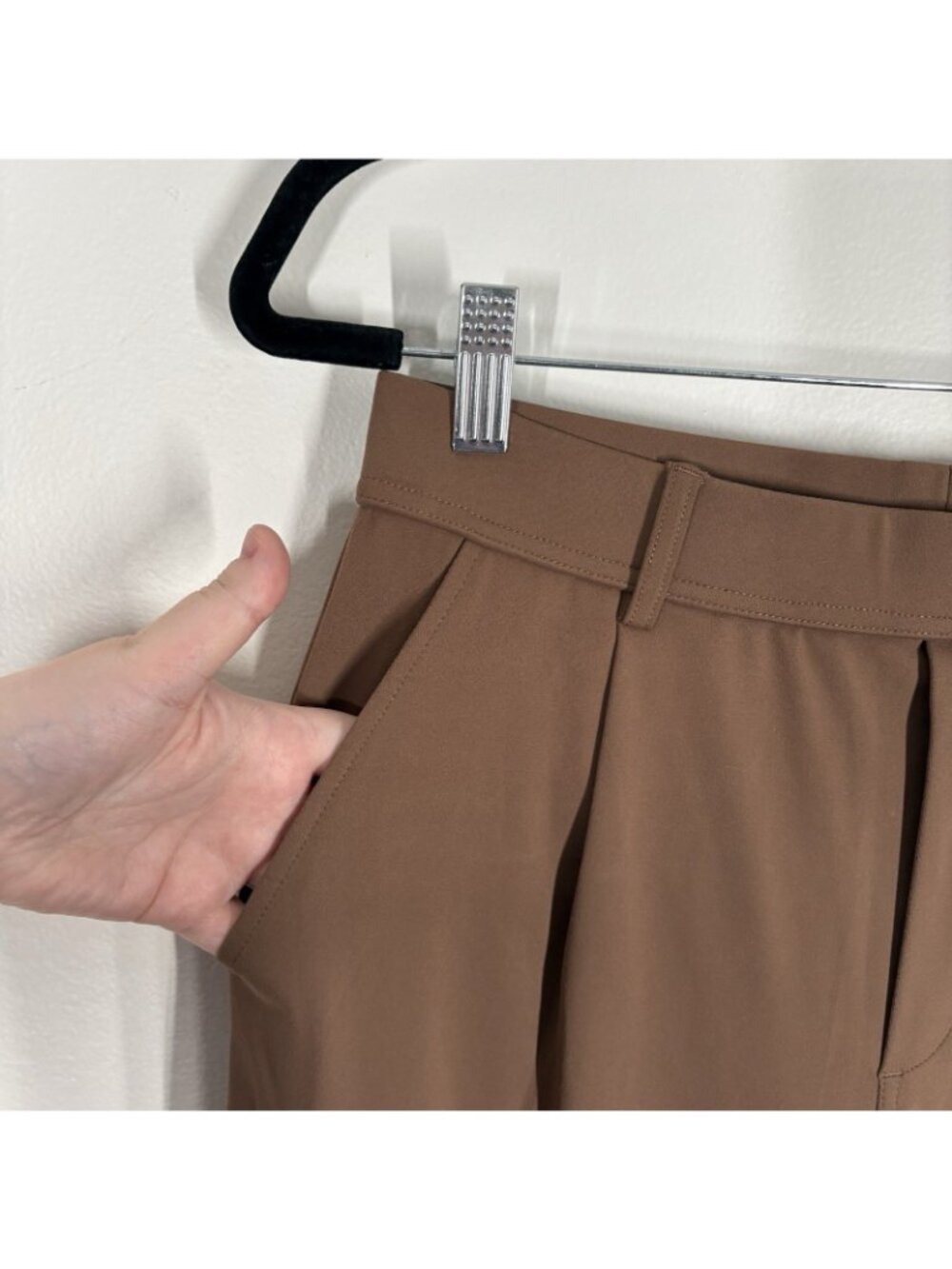 Halara Flex DayStretch High Waisted Pocket Straight Leg Work Pants Women M NWT - Picture 8 of 14